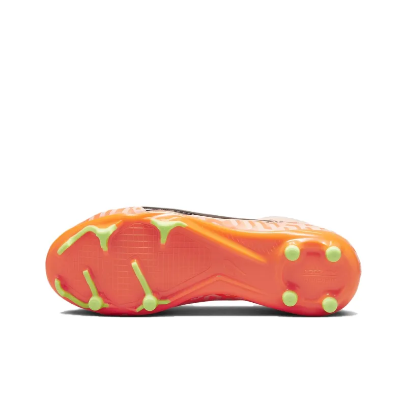 Nike Mercurial Superfly 9 Wear-Resistant Mid-Top Kids' Soccer Shoes Orange Teenagers-5