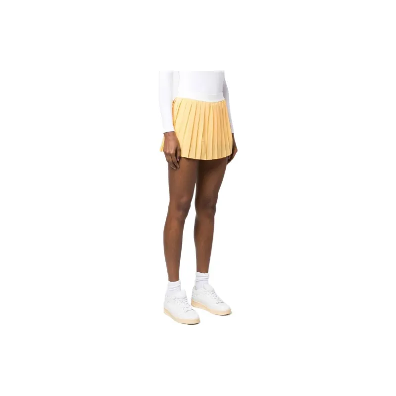 SPORTY & RICH Casual Short Skirts Women's Yellow-1