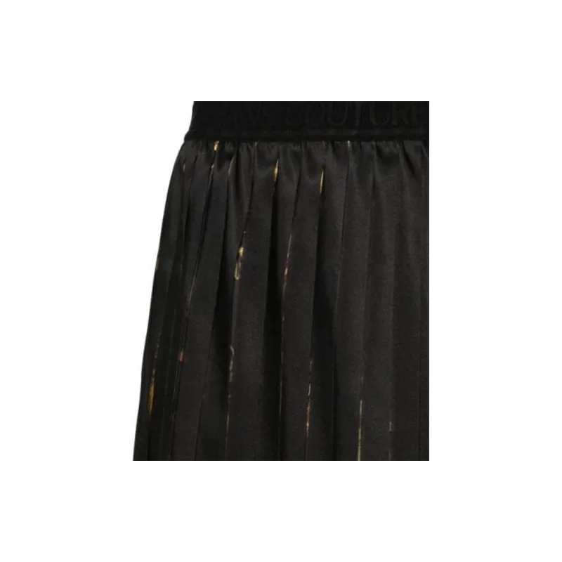 VERSACE JEANS COUTURE Elasticated Waistband Pleated Mini Skirt-5