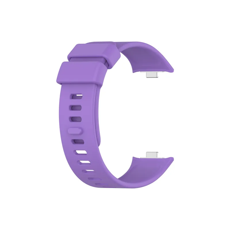 FZRT Xiaomi Red Beige Compatibility Watch Band Quick Release Silicone One Piece Strap Silicone Material-6