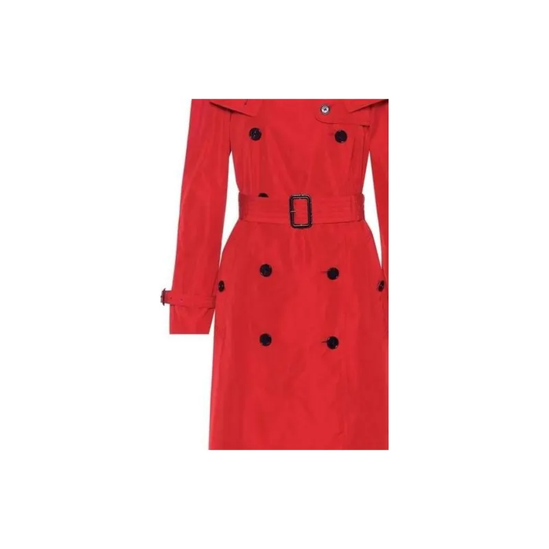 Burberry SS23 Trench Coat Women's Red-2