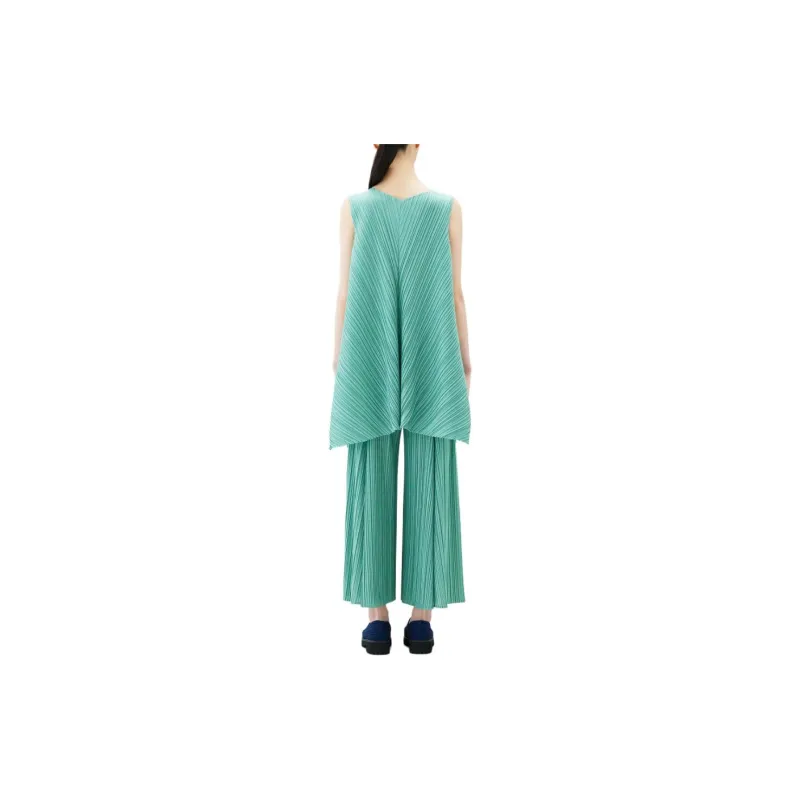 PLEATS PLEASE ISSEY MIYAKE T Shirt Women's Green-2
