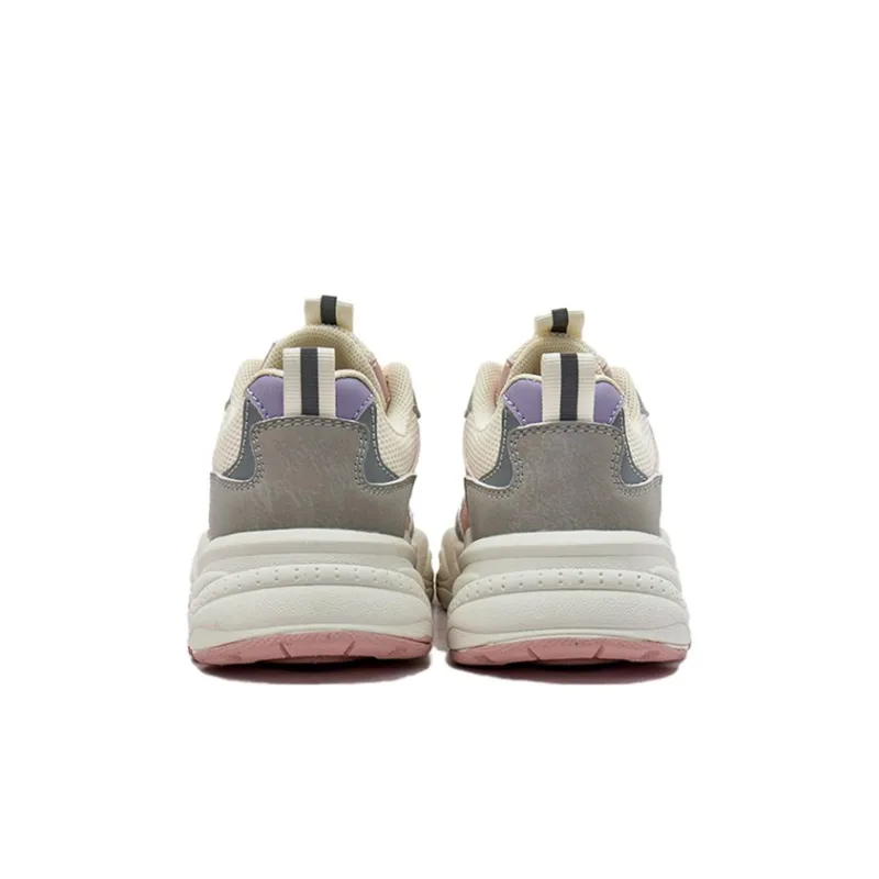 KAPPA KIDS Wear Resistant Breathable Anti Kick Low Top Kids Lifestyle Shoes Beige Pink Kids'-4