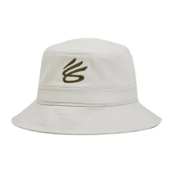 Under Armour Cotton Bucket Hats Unisex Clay White