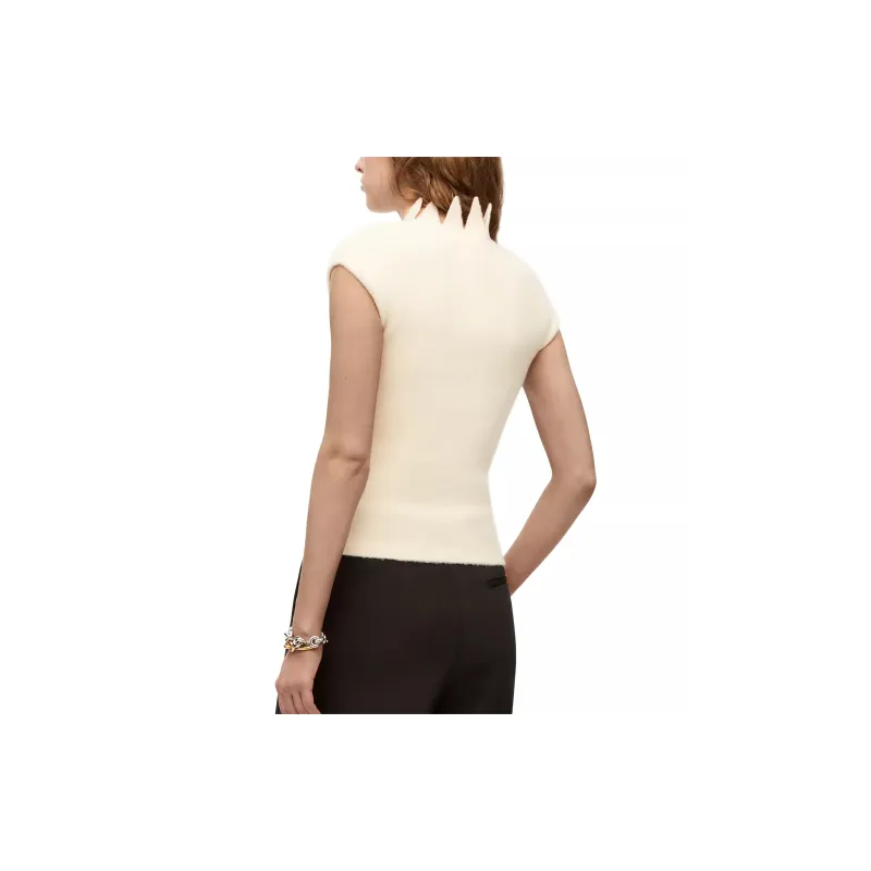 LOEWE FW22 Slim Fit Sweater Women's White-2