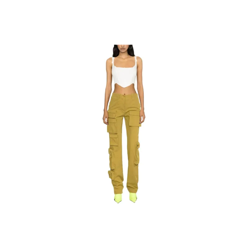 OFF WHITE Co Multipocket Straight leg Cargo Trousers-1