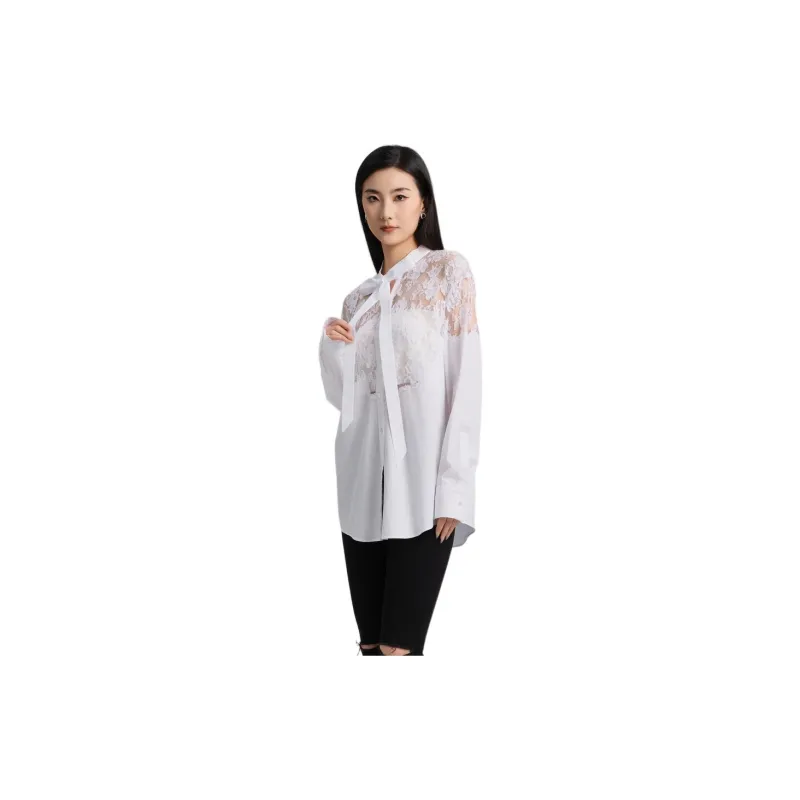 Blood Glitter Shirt Women's White-1