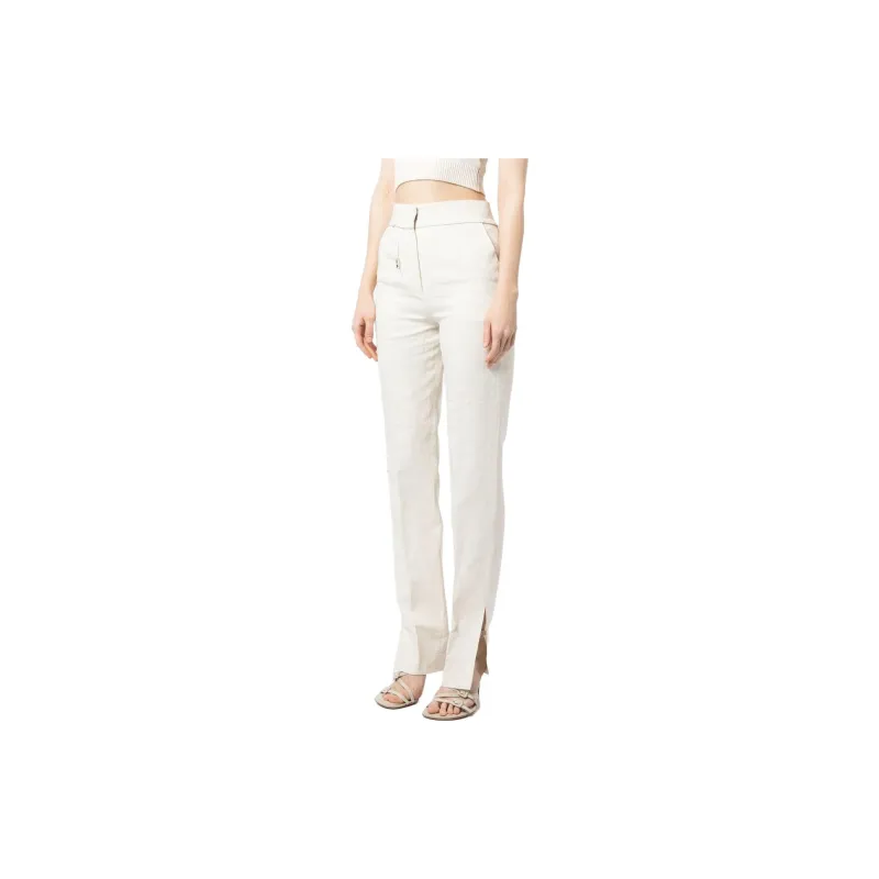 Jacquemus Embroidered High Waist Tailored Trousers-2