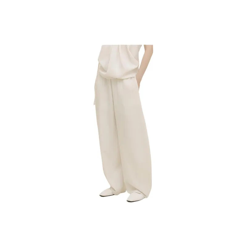 YOEYYOU Casual Pants Women's Light Honey Yellow-2