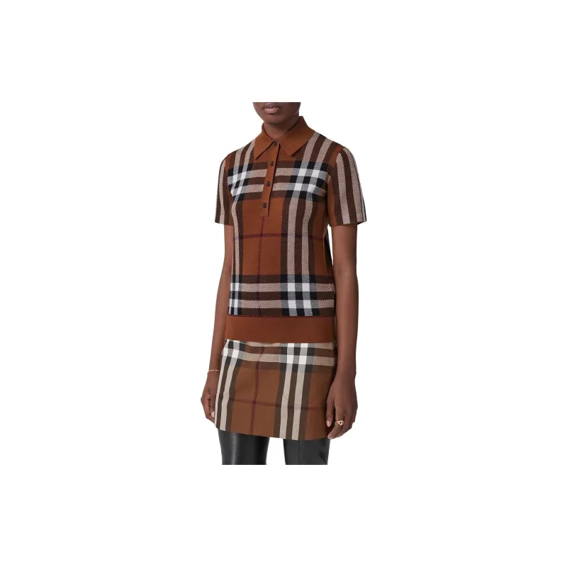 Burberry Polo Shirts Women's Wheat Brown-2