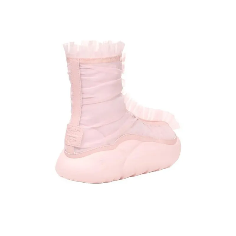 UGG Ruffle Boot Short Collina Strada Seashell Pink Women's-4