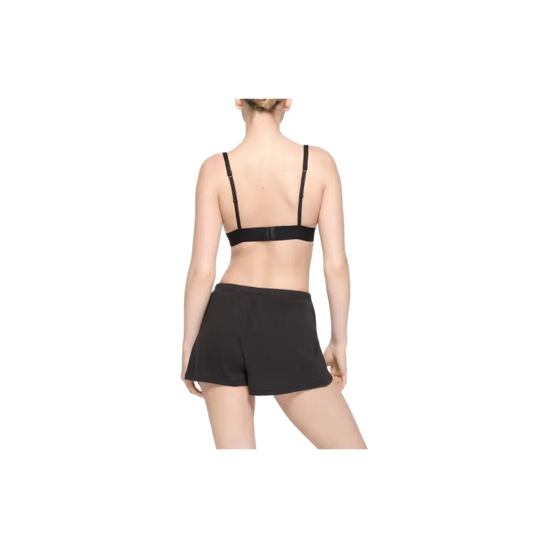 SKIMS COTTON RIB SHORT SHORT Casual Shorts Women's SOOT/Coal Gray-2