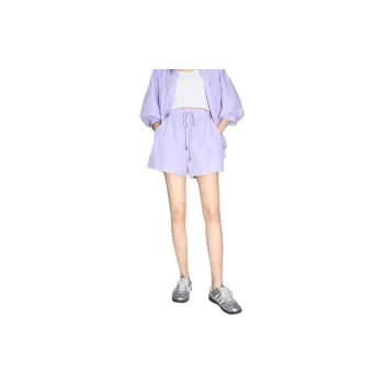 Bethine Casual Shorts Women's Soft Purple