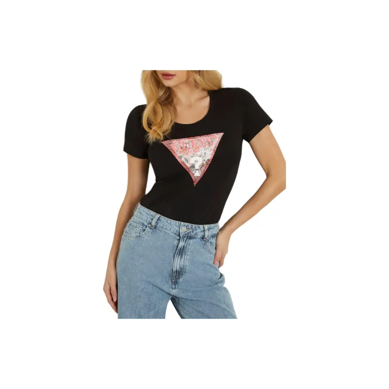 GUESS T Shirts Women's Black-3