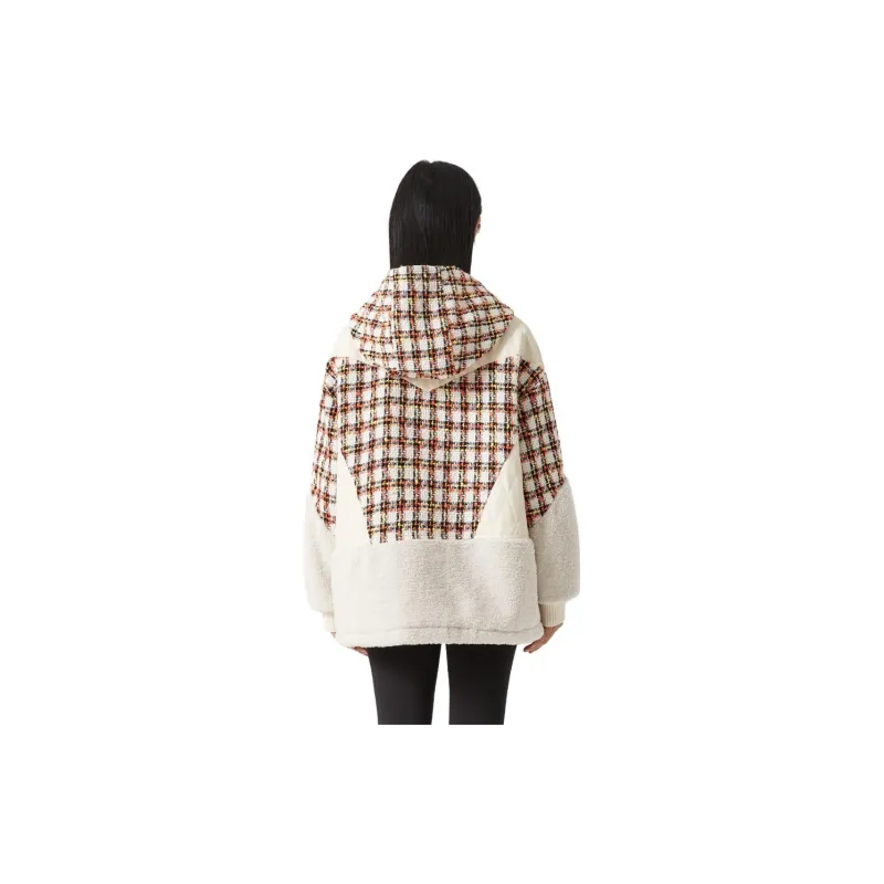Fiona Chen Sweatshirts Women's Black Gray Plaid-1