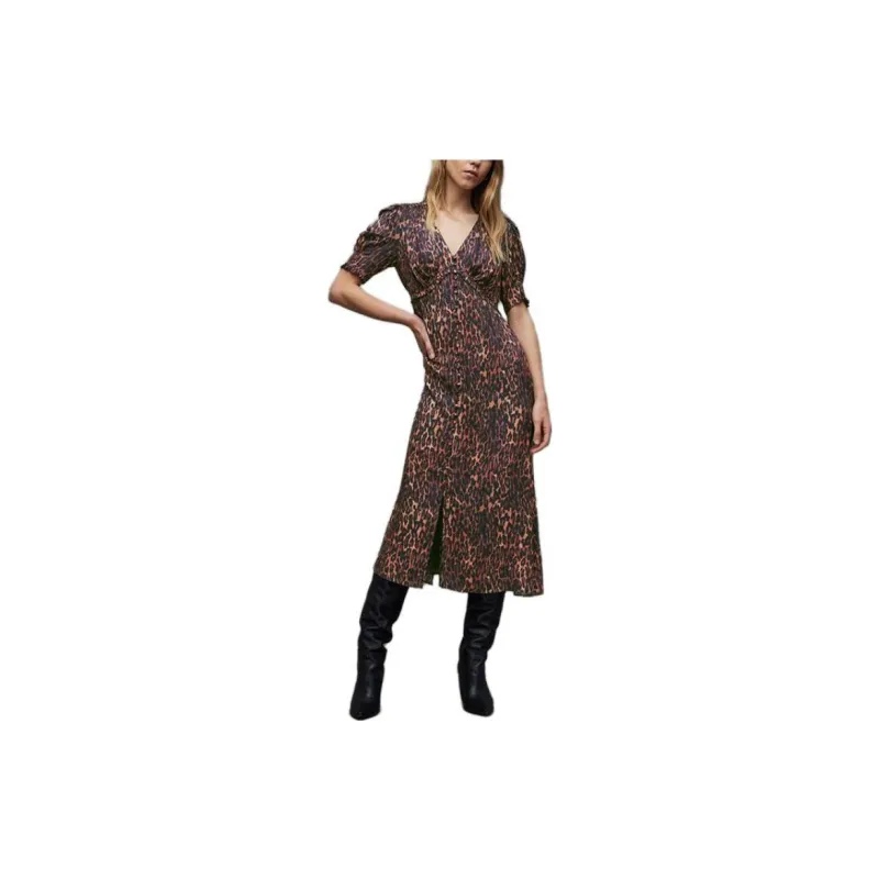 ALLSAINTS Short-Sleeved Dresses Women's Natural Brown-1