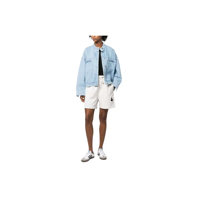 ISABEL MARANT ETOILE Logo Detailed Drawstring Shorts-1