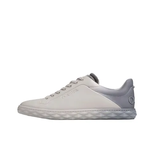 Jimmy Choo Diamond Light Low Top Skateboard Shoes Men's Gray
