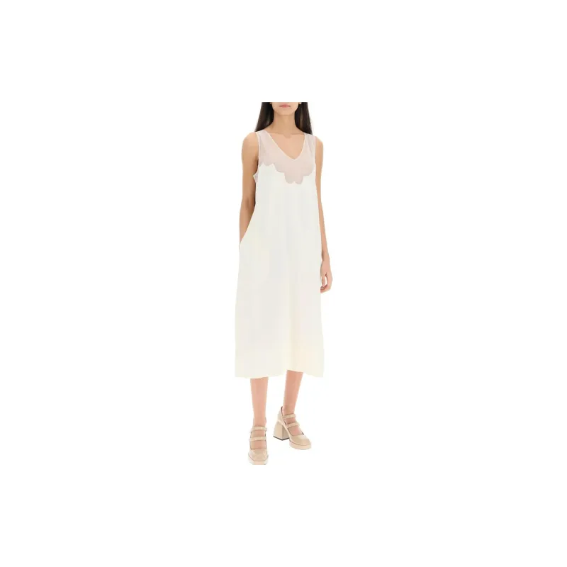 SIMONE ROCHA Sleeveless Dresses Women's White-1
