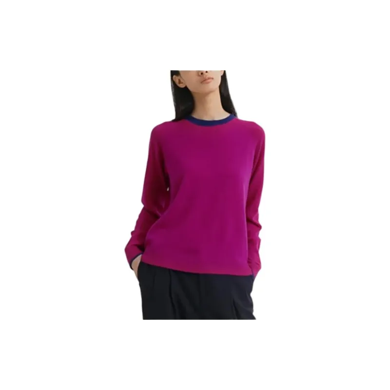 UNIQLO Uniqlo X IDLF Co branded Series Cashmere Sweater Women's Peach Pink-3