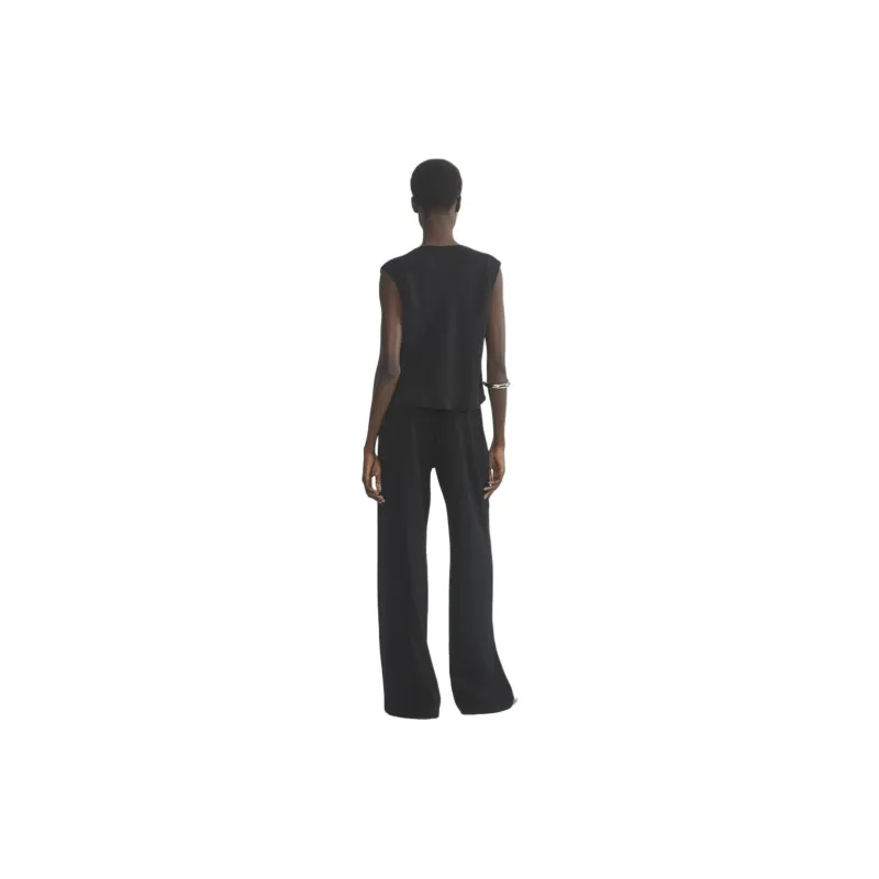 ARITZIA FW24 Babaton Cosmopolitan Blouse Shirt Women's BLACK/Black-2