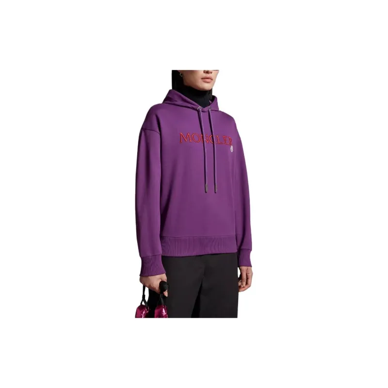 Moncler Logo Embroidered Drawstring Hoodie-3