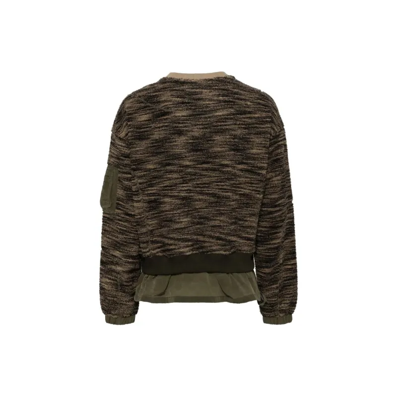 ANDERSSON BELL Layered Fleece Sweater-1