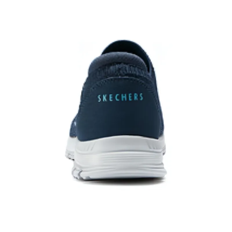 Skechers Cushioning, Slip Resistant, Abrasion Resistant, Breathable Low Top Casual Shoes Women's Marine Blue-3