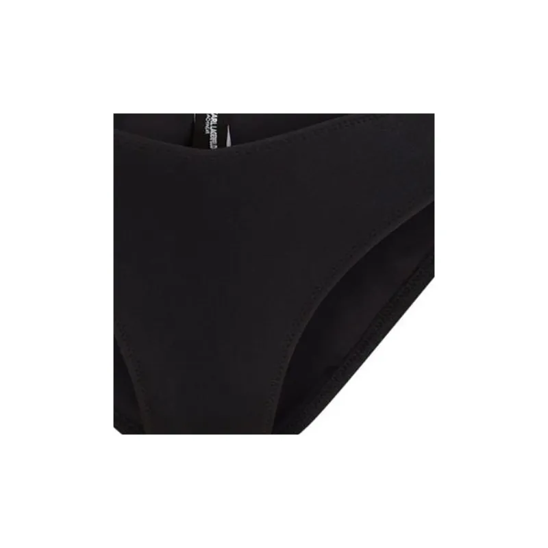 KARL LAGERFELD / Karl Lagerfeld Jeans Signature Glitter embellished Bikini Bottoms-2