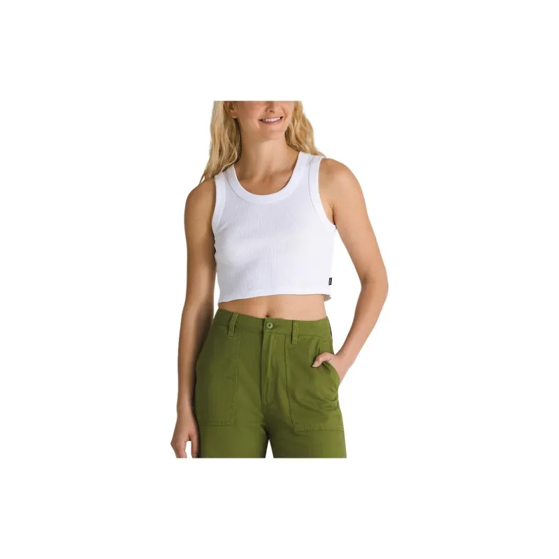 Vans Tank Tops Women's White-1