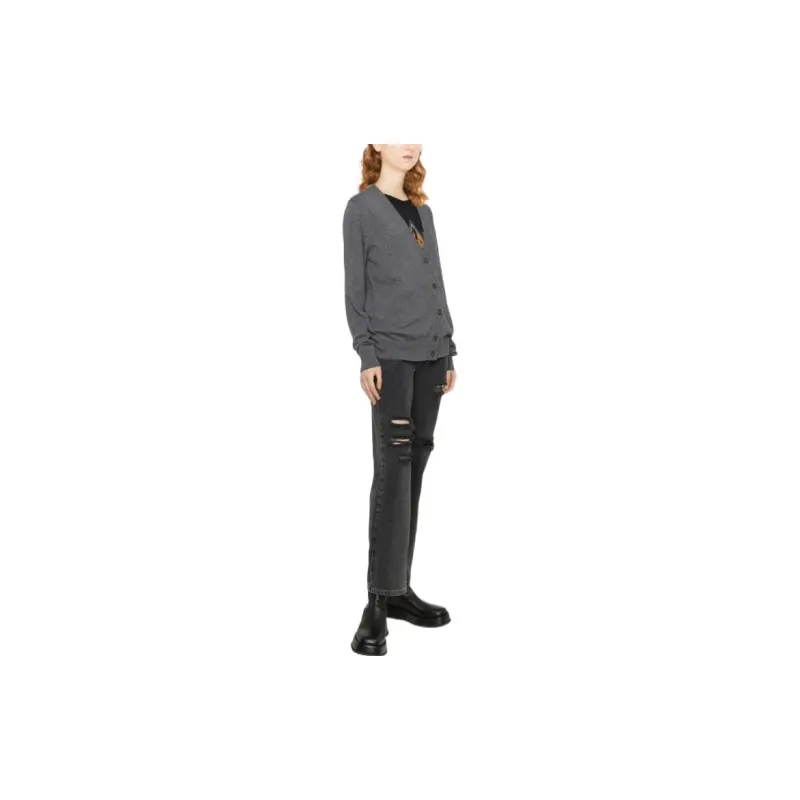 Maison Margiela Cashmere Sweaters Women's Gray-3