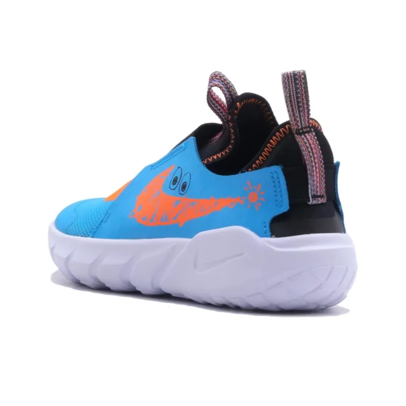 Nike Flex Runner 2 Lil PS 'Blue Lightning Total Orange'-1