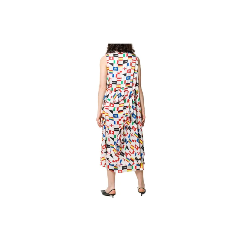 Balenciaga Printed Silk Dress-2