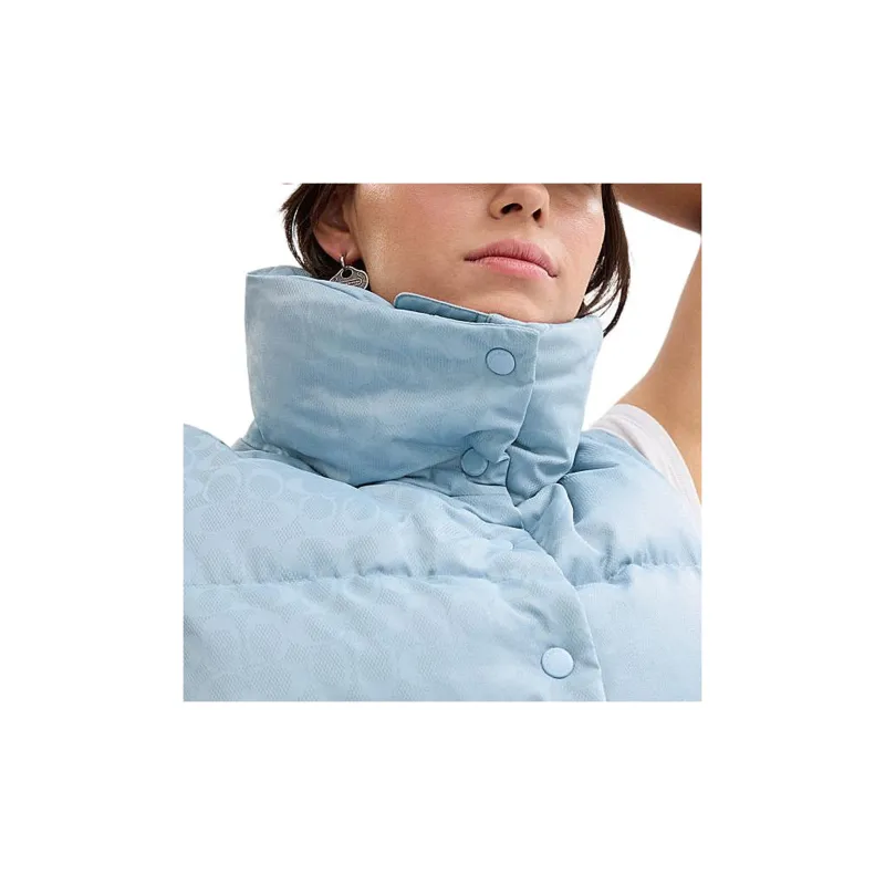 COACH FW24 Down Jacket Women's Light Blue-3