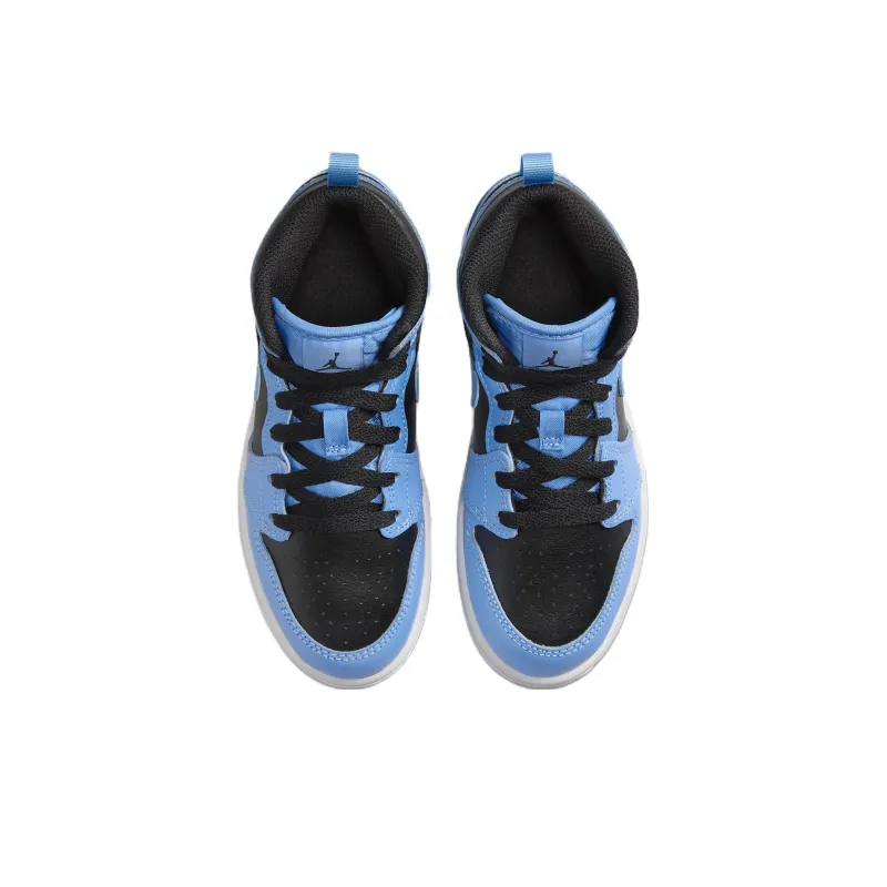 Jordan 1 Mid University Blue Black PS-3