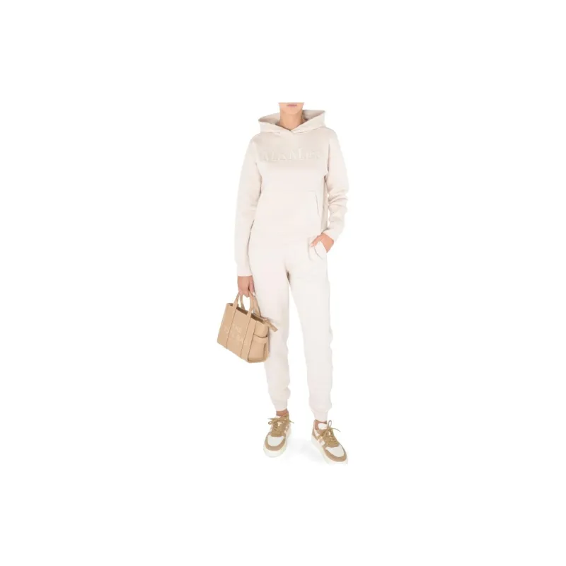 MaxMara Knitted Sweatpants Women's Beige-1