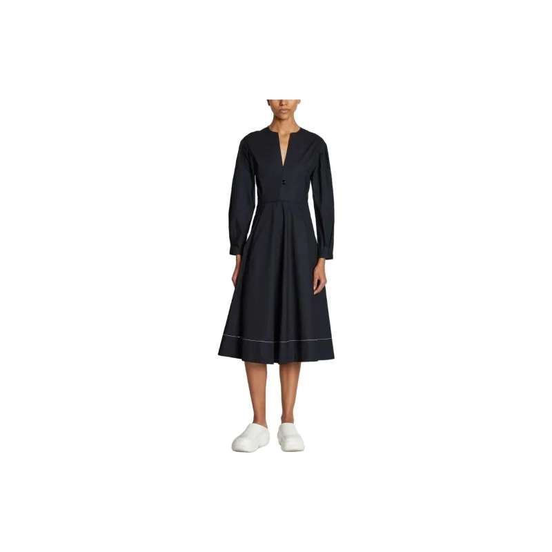 PROENZA SCHOULER Nora Backless Poplin Dress-1