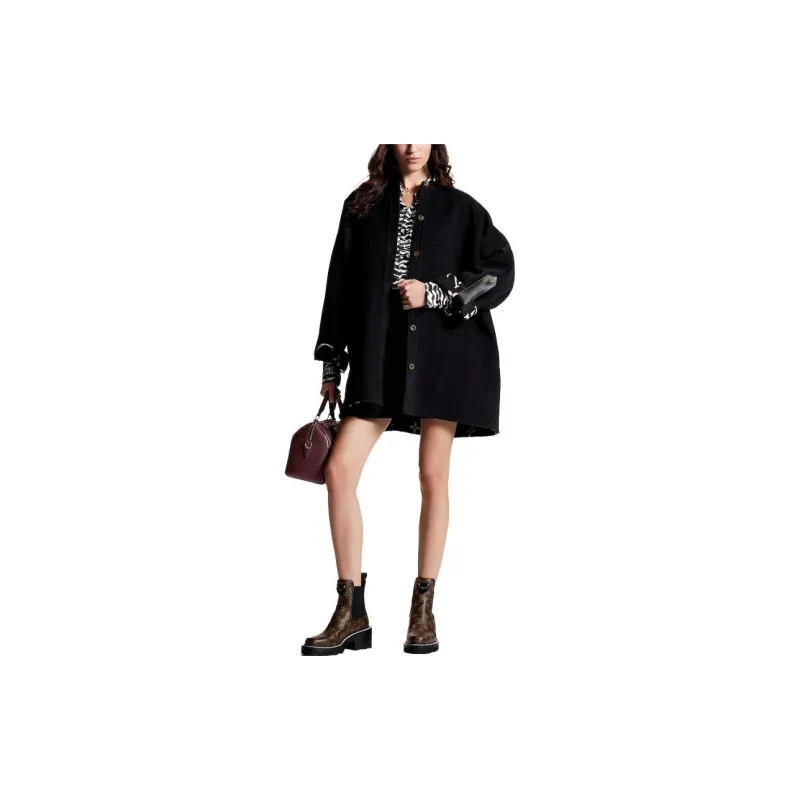 LOUIS VUITTON Signature Boxy Button Up Coat-2