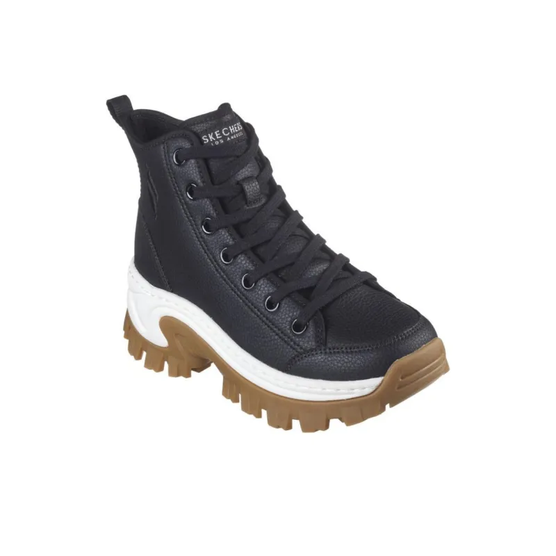 Skechers Street Slip Resistant High Top Casual Shoes Women's Black-2