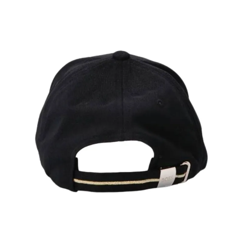 HUGO BOSS Logo Embroidered Knitted Piqué Six Panel Cap-2