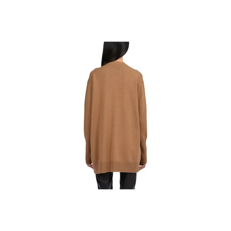 Ferragamo Ribbed Knit Cardigan Dress-3