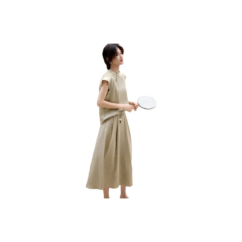 XWI Skirt Set Women's Khaki Green-2