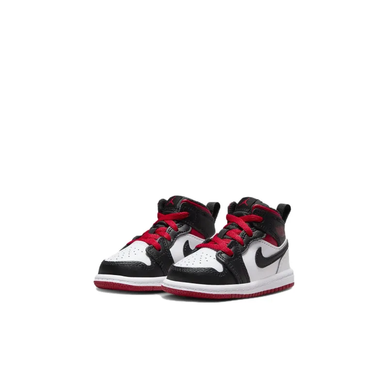 Jordan 1 Mid White Gym Red TD-2