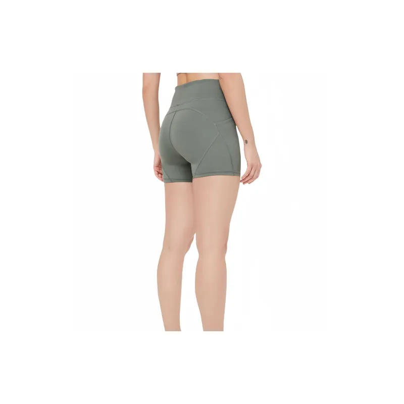 Lululemon Track And Train Sports Shorts Women's Green Gray-2