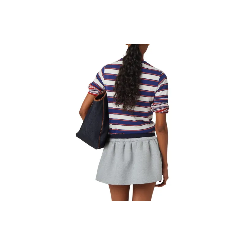 MIU MIU Striped Cotton T shirt-1