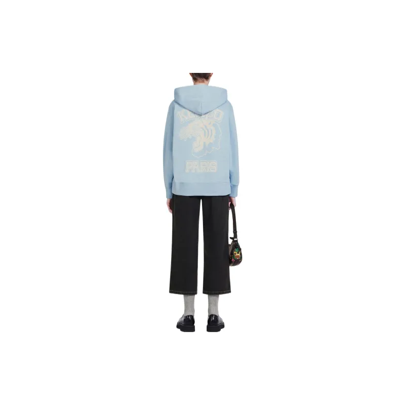 KENZO Logo Printed Oversized Hoodie-3
