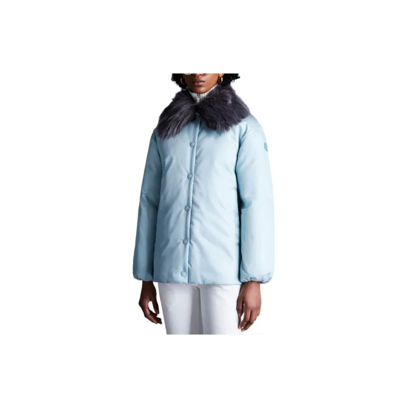 Moncler FW22 Down Jacket Women's Blue-3