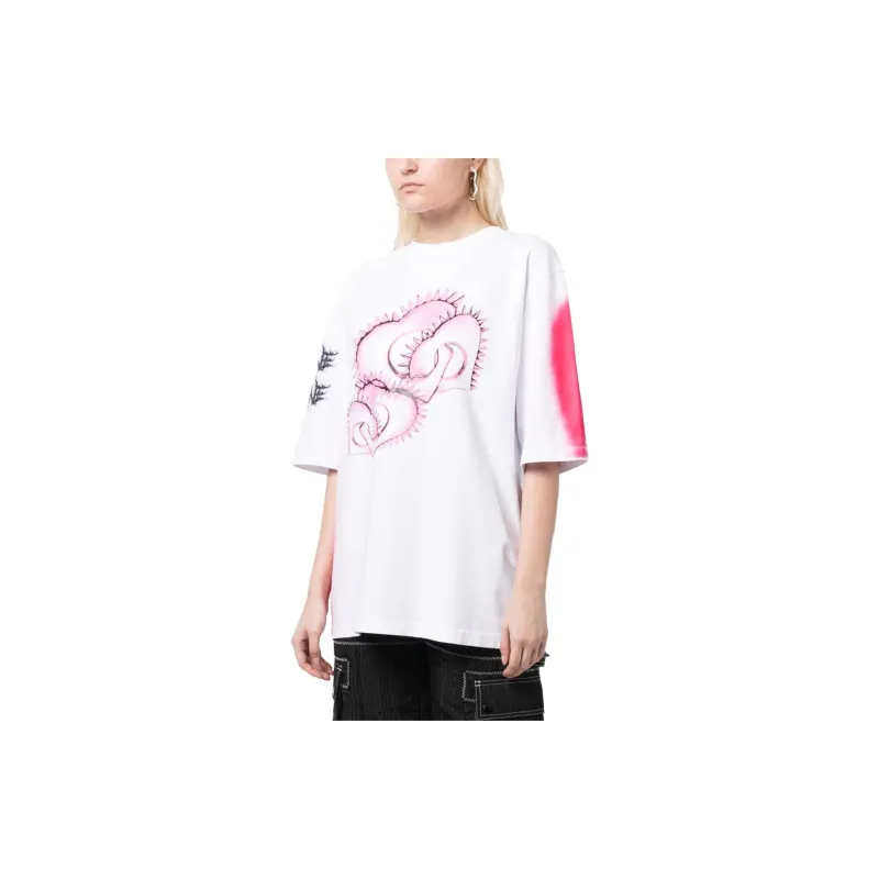WE11DONE Graphic-print Cotton T-shirt-3