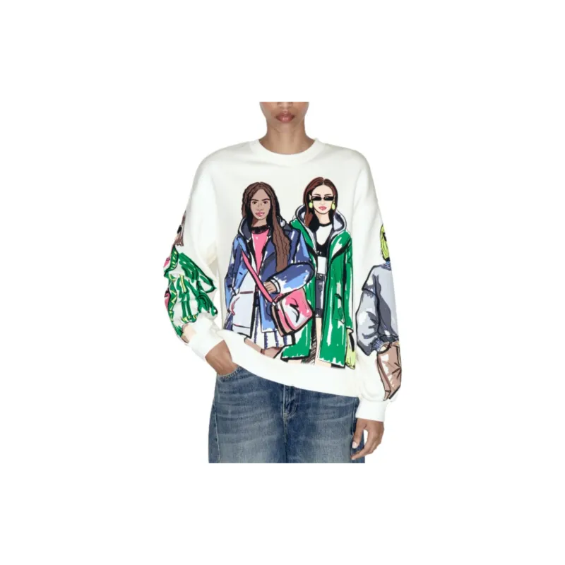 ZARA Sweatshirts Women's Beige-2