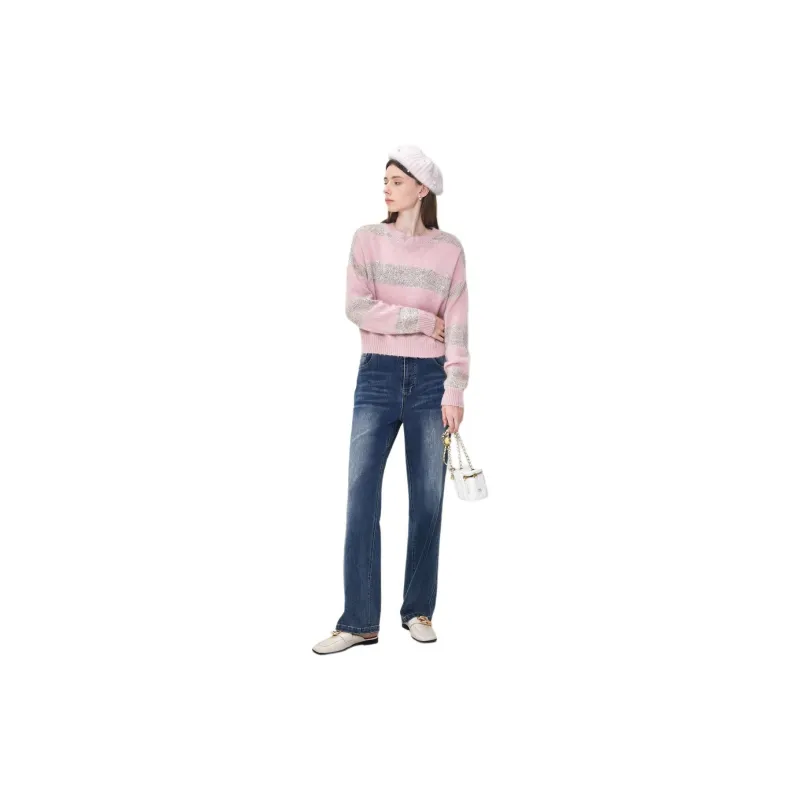 Caroline Sweaters Women's Pink-1
